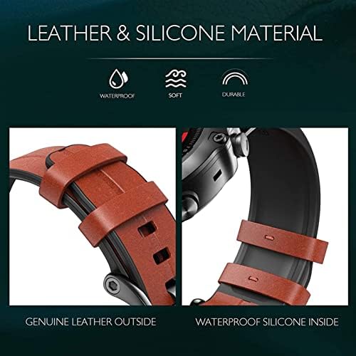 SNKB Sport Leather Silicone Watch Band Strap for Garmin Fenix ​​7x 7 6x 6 Pro 5x 5 mais 3HR Easy Fit Rick Release Pulseira 26 22mm