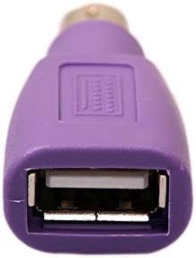 Delarsy USB fêmea para PS / 2 Mouse Teclado Conversor Masculino Conversor de Computador Fe Mx7