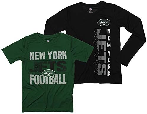 NFL Boys Youth Football Fan Two Performance T-Shirt Conjunto, Variação da equipe