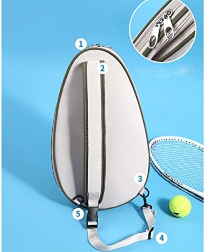 Dhtdvd Bolsa de tênis de tênis Mensageiro de ombro portátil Bag de tênis de tênis para homens e mulheres bolsa de badminton