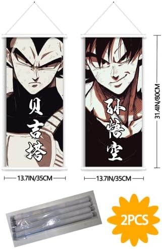 Os personagens de anime de Yuedevil Roll Poster 2pcs