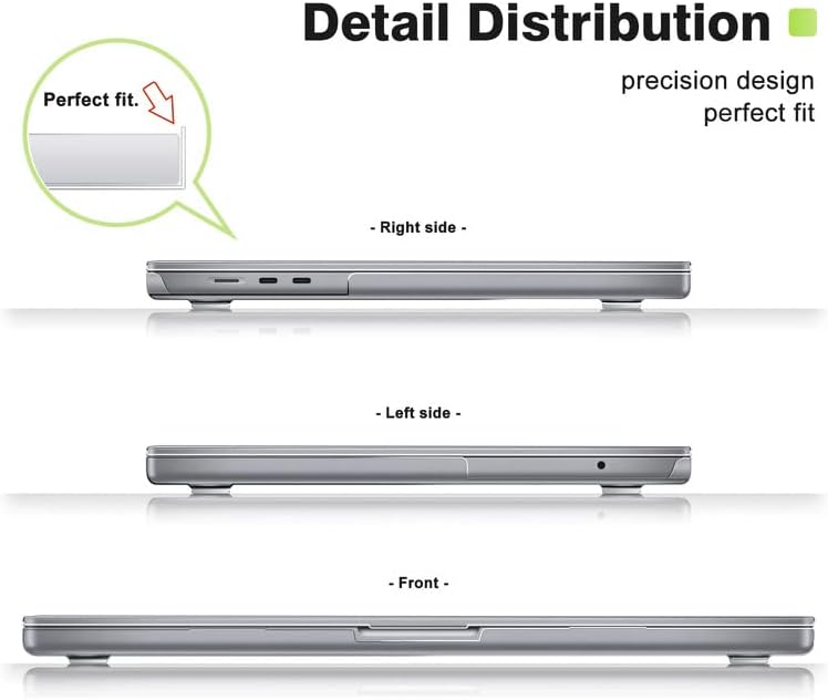 IMMOENUC Compatível com MacBook Air 13,6 polegadas Caso 2022 Liberação A2681 M2 Chip, capa de concha dura e capa do