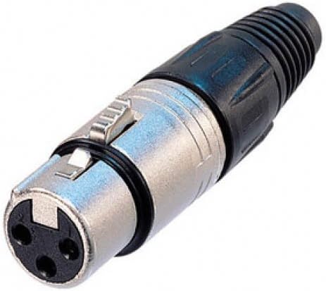 ACCL Neutrik 3 pinos XLR Cinnector NC3FX, 5 pacote