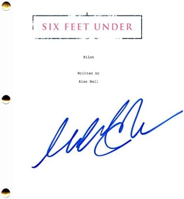 Michael C Hall assinou autógrafo com seis pés sob roteiro piloto completo - Sexy Stud, David Fisher, Dexter Morgan, na sombra