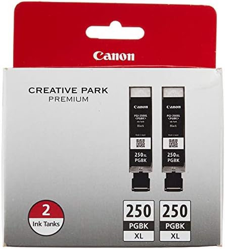 Canon PGI-250XL Black Twin Pack Compatible to MG6320, iP7220 & MG5420, MX922, MG7120, MG6420, MG5520, MG7520, MG6620, MG5620 and CLI-251XL