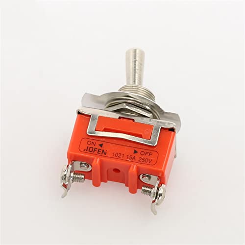 Makee 1pc 12mm 15a 250vac micro switch 2pin on-off e-ten1021 interruptor de alternância interruptor interruptor O interruptor de