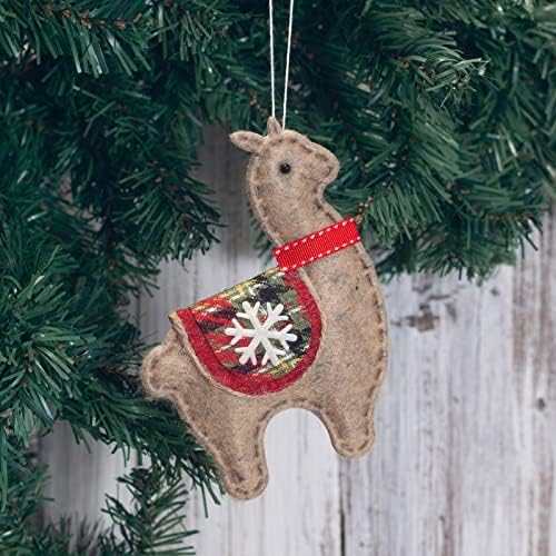 Decoração de Natal fornece a árvore de natal criativa ovelha de ovelha pendurada decoração em casa pequenas peças penduradas Garland