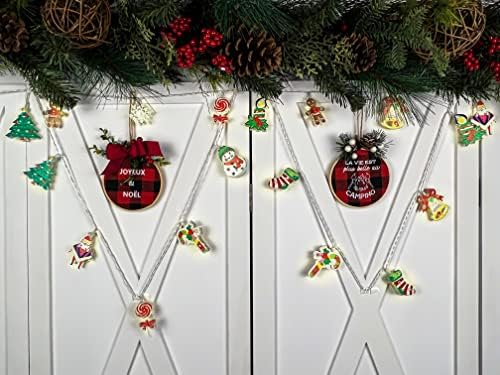 Luzes de Natal jujubinas com clipes remotos e de timer e Natal, 20 mini ganchos claros e tiras transparentes