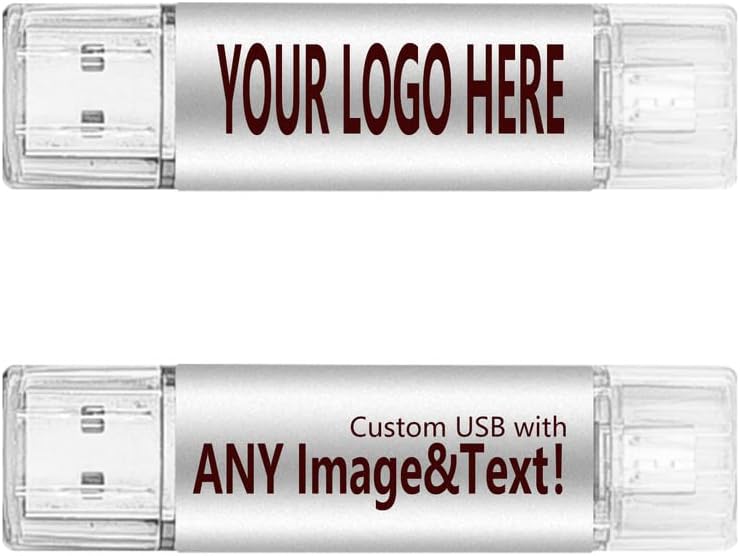 Unidades flash personalizadas 120pack, 2in1 otg USB 2.0 e micro USB flash acionador, unidade dupla Memória USB Stick para dispositivos Android/pc/tablet/mac