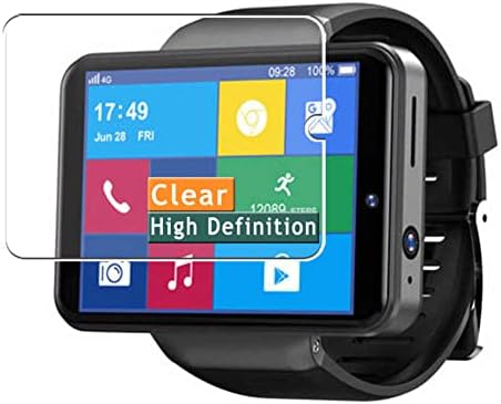 Protetor de tela de 3 pacote VAXSON, compatível com Ticwris Max S Smartwatch Phone Smart Watch TPU Film Protectors Stick [não temperado]