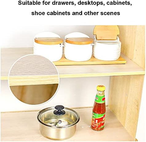 1 Roll Draw Liners, tapetes de gaveta de cozinha de revestimento de prateleira, revestimentos de geladeira não adesiva lavável e EVA
