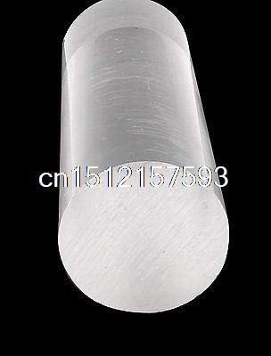 Parafuso Clear Perspex acrílico haste redonda PMMA barra circular 6 de comprimento de 45 mm de diâmetro