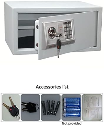 XJZHJXB Segurança Caixa de dinheiro segura Conjunta caixa de armazenamento portátil para negócios ou casa, aço de