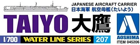 Aoshima Bunka Kyozai 1/700 Linha de água Série japonesa Carrier de aeronaves da Marinha Otaka Modelo 207