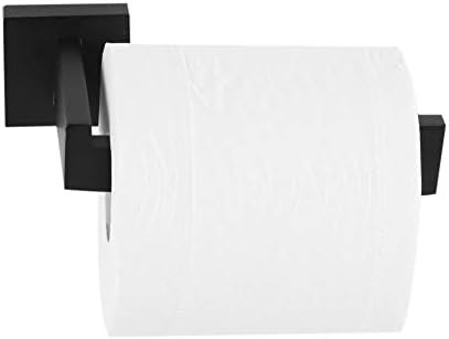 Suporte de papel de toalha de toalha de banheiro, tubo único montado na parede do higiário de papel de papel prateleira rack roller banheiro banheiro da cozinha