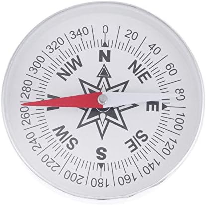 Halou Metal Survival Compass à prova d'água Ferramenta de emergência para montanhismo de passeio de passeio de passeio de passeio