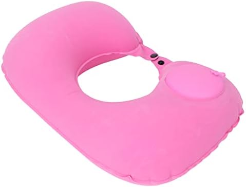 U Pressão do pescoço Almofada inflável Cushion Proteção cervical portátil Pillow de suporte da cabeça de cabeçote para aviões de escritório -