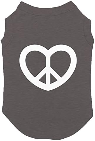 Paz Sign Heart - Love Positivity Dog Shirt