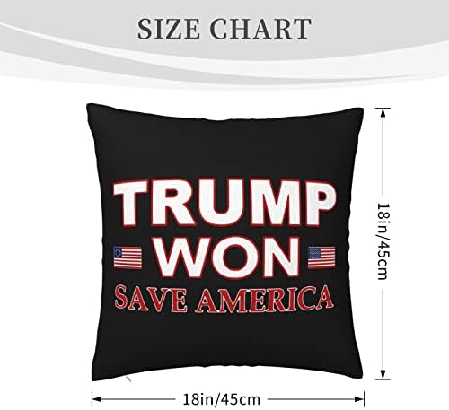 Kadeux Trump Won Won Won Save America Pillow inserções