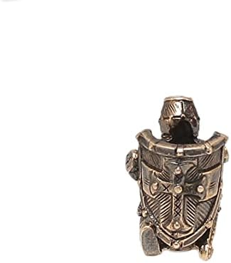Paracord Bead Knight Templar IronClad - Paracord cordão de faca no bronze