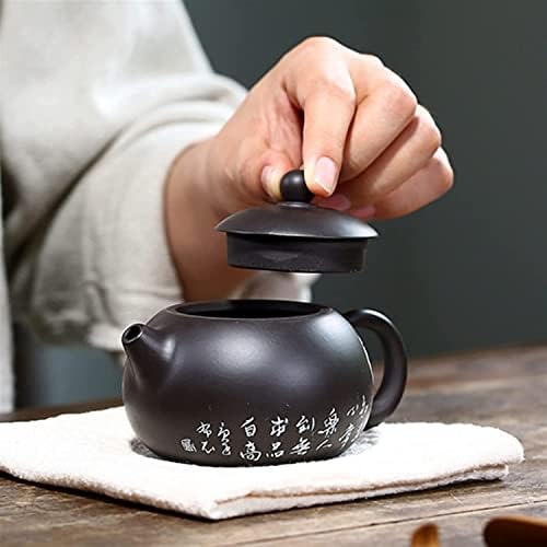 Bueiros modernos bule de chá 210ml argila roxa buhoots bola em forma de infusser pane de chá beleza chaleira artesanal