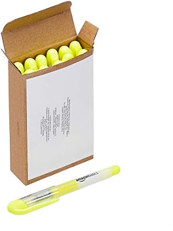 Basics Ink Liquid Highlighters - ponta do cinzel, amarelo, 12 pacote