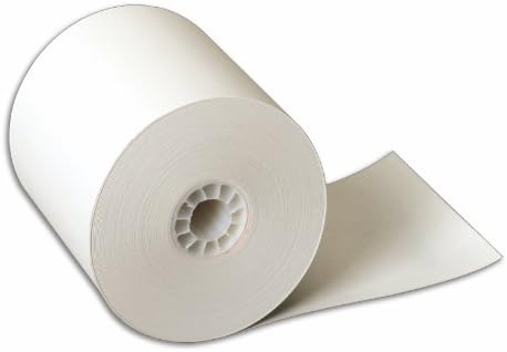 Tops Rolls Machine, 2-1/4 polegadas x 2-7/8 polegadas x 150 pés, 100 rolos, branco,