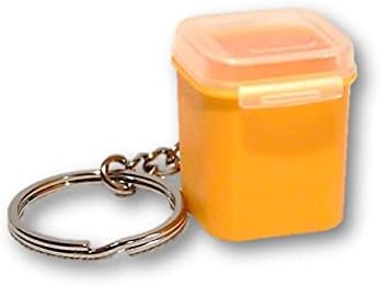 Tupperware Keychain Signature Line Modular Mate Mini Gadget Tiny Treasures Damasco Orange