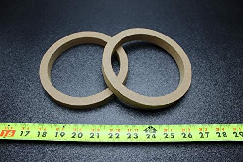 2 MDF Speaker Ring Spacer 5,25 polegadas madeira 3/4 de espessura Caixa de fibra de vidro anel -5.25r