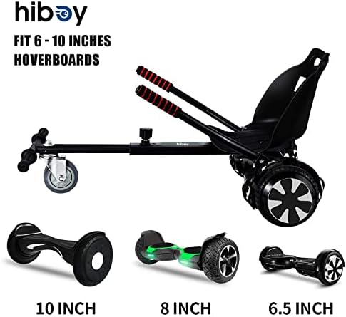 Hiboy HC-01 Hoverboard Kart Acessório de acessórios para assento para 6,5 ​​8 10 Scooter de auto-equilíbrio de duas rodas
