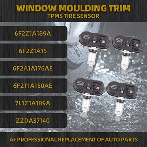 DASBECAN 315MHZ TPMS Sensor de pressão dos pneus Compatível com o Ford Lincoln Mazda e os sistemas de monitoramento de