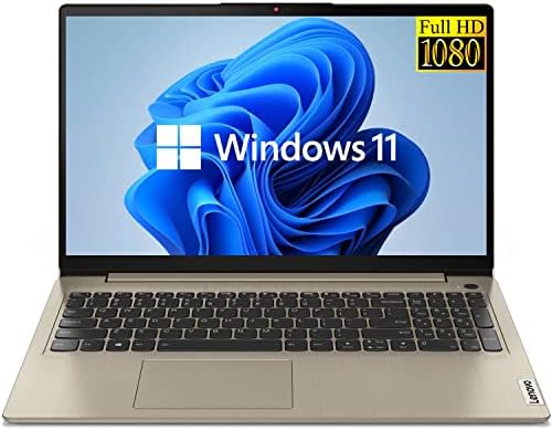 2022 Laptop Lenovo Ideapad 3i mais recente, tela anti-Glare de 15,6 FHD, processador Intel Core i3-1115G4, Intel UHD Graphics,