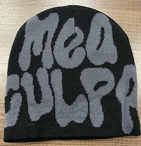 Elnuqok feminino gordeie chapéu gorro sem fio malha de inverno Capinho de inverno chapéu de malha quente