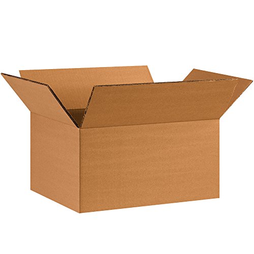 Caixa EUA 15 pacote de caixas de papelão corrugadas de parede dupla pesada, 12 L x 9 W x 6 H, kraft, envio, embalagem e movimento