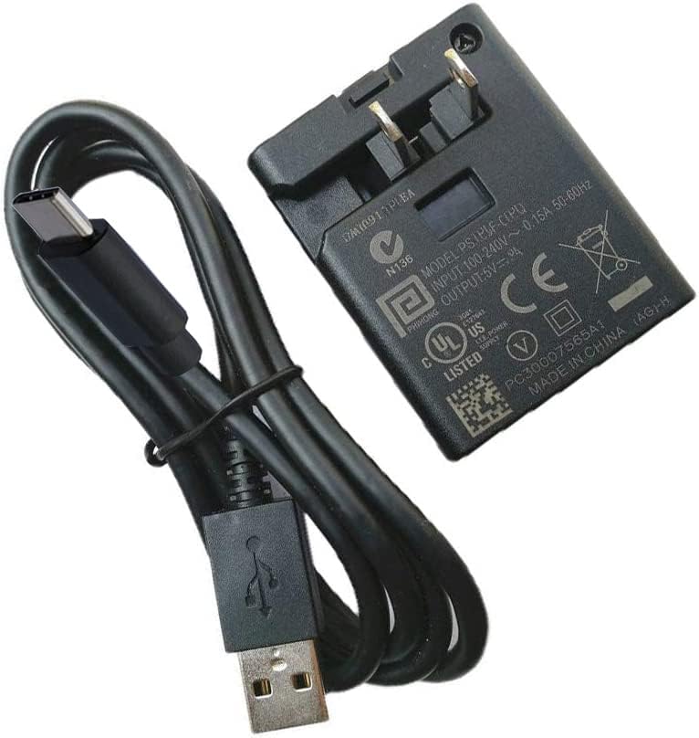 Adaptador de 5V de 5V CA/DC Carregador de parede + Tipo C Cabo de carregamento USB Usb-C Cabo de alimentação compatível com Eero