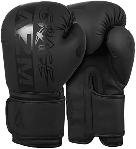 Luvas de boxe AZM para homens e mulheres treinando MMA Muay Thai Premium Luvas de qualidade para dar um soco em sacolas