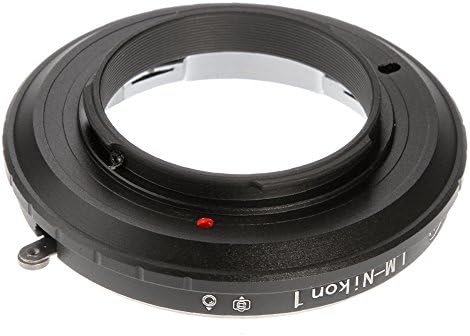 Adaptador de montagem da lente FOTGA para lente Leica L/M de montagem para Nikon 1 J1 J2 J3 V1 V2 V3 DSLR Câmeras sem