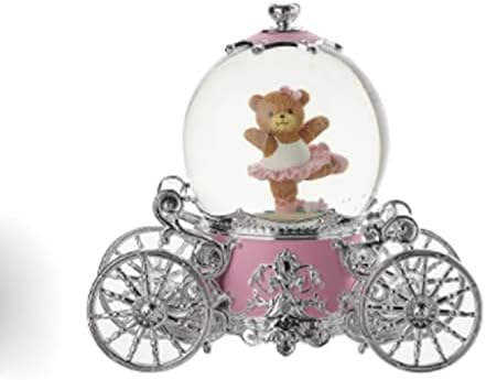 Slynsw Dream Snowflake Crystal Ball Music Box Octave Box Night Light para enviar namorada presente de aniversário