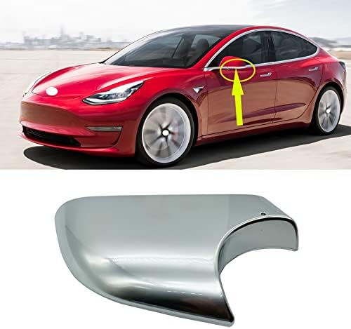 Substituição para Tesla Modelo 3 A asa lateral esquerda espelho do espelho do piloto inferior da bandeja 2017 2018