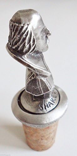 1000 crachás William Shakespeare Cork & Pewter Wine Spirits Stopper Stop Stop