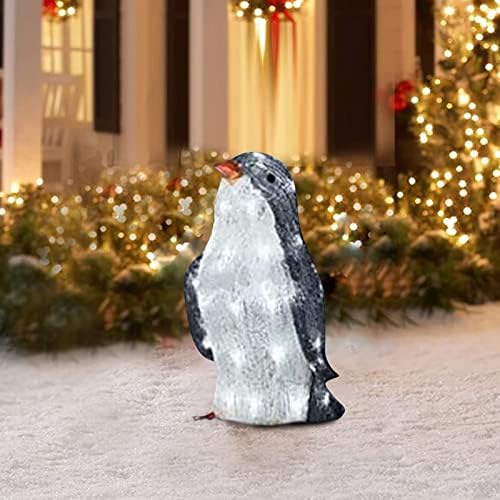 HHMEI LIGHT-UP com decorações de férias de cachecol lideraram decorações ao ar livre de Natal com luzes sgcabia2ksg2pk