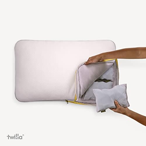 Pillow de pagem twilla | Totalmente ajustável para todos os tipos de corpo | Ideal para as costas, laterais e estômago