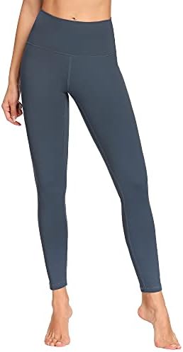Ronanemon Women's High Wistide Yoga Pants, leggings com bolso, controle de barriga de 4 vias calças de treino macias e amanteigadas.