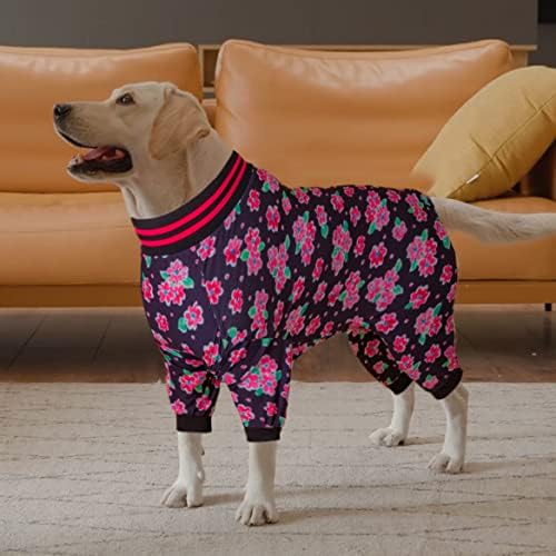 Lovinpet PJs para cães grandes, camadas de base PJs de cachorro sob suéter de cachorro, UV e pós -proteção contra o