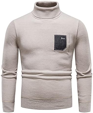 Dudubaby plus size suéter para homens outono de inverno casual manga longa suéte de pulôver de cor sólida tops