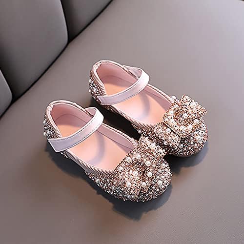 Sandálias femininas cristal bebê infantil sapatos infantis sapatos de princesa sapatos pérolas dançando sapatos de sapatos