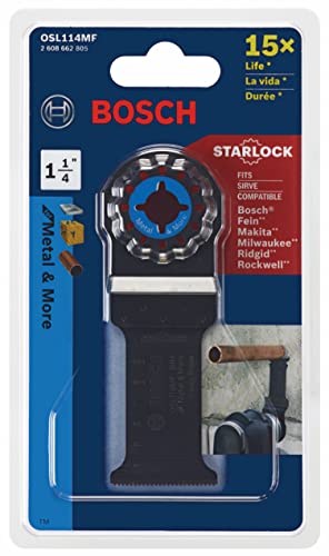 Bosch osp114cc 1-1/4 in. Starlockplus oscilante multi-to-ferramentas de ten