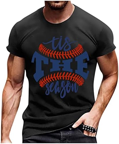 Camiseta masculina camiseta de beisebol camisetas de impressão gráfica