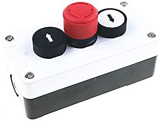 Botão de parada de emergência Skxmod, botão de seta, caixa de botão à prova d'água, caixa de controle da caixa de chave.