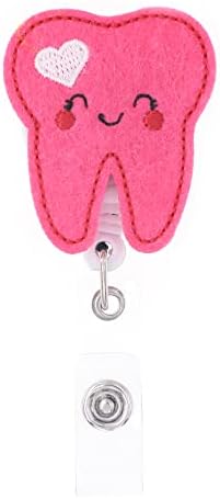 Balbor de emblema retrátil de dente Reel Id Batch Reel com clipe usado para enfermeira e médico